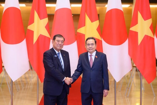 Chủ tịch Quốc hội Trần Thanh Mẫn hội kiến Thủ tướng Nhật Bản Ishiba Shigeru Chủ tịch Quốc hội Trần Thanh Mẫn hội kiến Thủ tướng Nhật Bản Ishiba Shigeru
