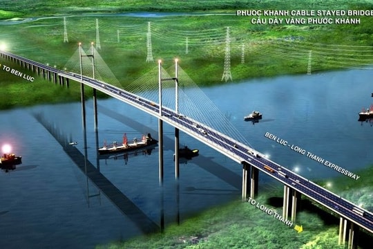 Cầu Phước Khánh trên tuyến cao tốc Bến Lức - Long Thành chính thức thi công trở lại Cầu Phước Khánh trên tuyến cao tốc Bến Lức - Long Thành chính thức thi công trở lại