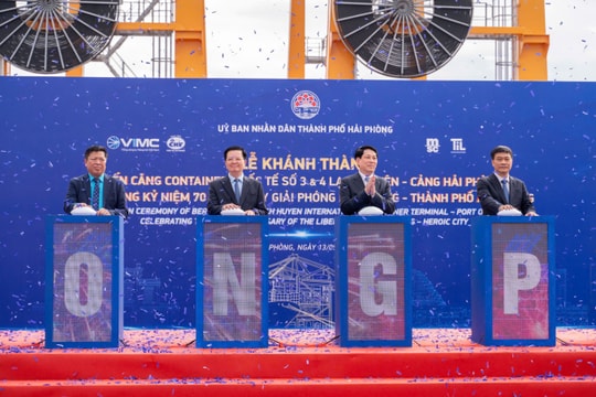 Hải Phòng khánh thành hai bến cảng nước sâu mới gần 7.000 tỷ đồng