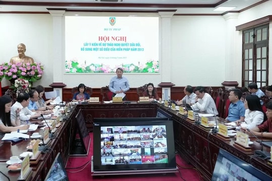 Địa phương phải nộp kết quả lấy ý kiến về Hiến pháp năm 2013 chậm nhất đến 30/5