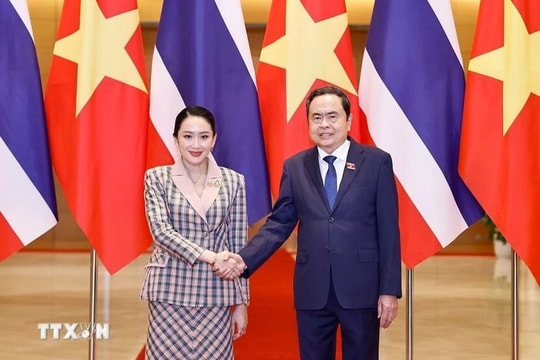 Chủ tịch Quốc hội Trần Thanh Mẫn tiếp Thủ tướng Thái Lan: Thúc đẩy hợp tác chiến lược Việt Nam - Thái Lan Chủ tịch Quốc hội Trần Thanh Mẫn tiếp Thủ tướng Thái Lan: Thúc đẩy hợp tác chiến lược Việt Nam - Thái Lan