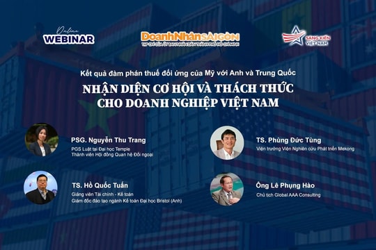 Webinar về “Kết quả đàm phán thuế đối ứng của Mỹ với Anh và Trung Quốc: Nhận diện cơ hội và thách thức cho doanh nghiệp Việt Nam” Webinar về “Kết quả đàm phán thuế đối ứng của Mỹ với Anh và Trung Quốc: Nhận diện cơ hội và thách thức cho doanh nghiệp Việt Nam”