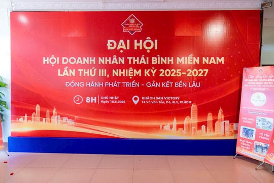 Đại hội Hội Doanh nhân Thái Bình miền Nam lần III: Đồng hành phát triển – Gắn kết bền lâu
