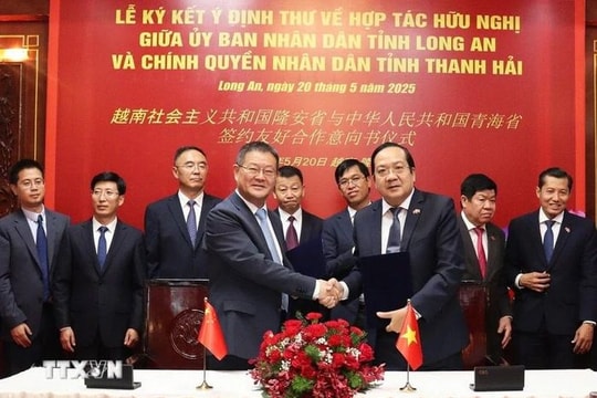 Thúc đẩy hợp tác toàn diện giữa tỉnh Long An và tỉnh Thanh Hải (Trung Quốc) Thúc đẩy hợp tác toàn diện giữa tỉnh Long An và tỉnh Thanh Hải (Trung Quốc)
