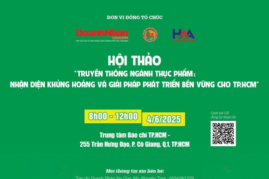Mời tham dự hội thảo về truyền thông ngành thực phẩm TP.HCM: Hướng đến phát triển bền vững và bảo vệ thương hiệu Mời tham dự hội thảo về truyền thông ngành thực phẩm TP.HCM: Hướng đến phát triển bền vững và bảo vệ thương hiệu