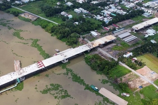 Chuẩn bị hợp long cầu Bình Gởi - công trình trọng điểm trên vành đai 3 kết nối TP.HCM và Bình Dương Chuẩn bị hợp long cầu Bình Gởi - công trình trọng điểm trên vành đai 3 kết nối TP.HCM và Bình Dương