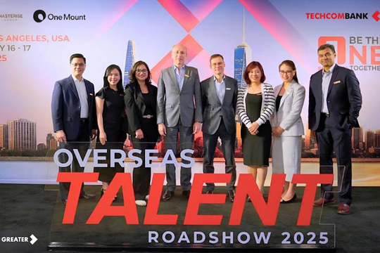 Lãnh đạo cấp cao Techcombank tìm kiếm nhân tài Việt toàn cầu