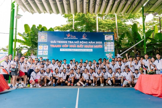 Giải tennis TBA mở rộng 2025 – tranh cúp Nhà Đất Nhân Mười Giải tennis TBA mở rộng 2025 – tranh cúp Nhà Đất Nhân Mười