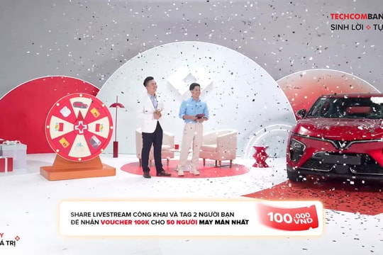 Hàng trăm nghìn quà tặng từ Techcombank: Xe VinFast và iPhone 16 đã có chủ Hàng trăm nghìn quà tặng từ Techcombank: Xe VinFast và iPhone 16 đã có chủ