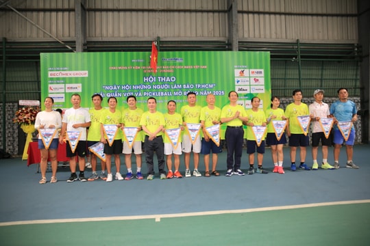 Hội thao “Ngày hội những người làm báo TP.HCM” năm 2025: Bản lĩnh và dấu ấn của các tay vợt nữ trên sân đấu Hội thao “Ngày hội những người làm báo TP.HCM” năm 2025: Bản lĩnh và dấu ấn của các tay vợt nữ trên sân đấu