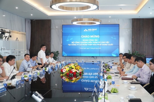 Thứ trưởng Trương Thanh Hoài làm việc với Thép Hòa Phát về công nghiệp đường sắt Thứ trưởng Trương Thanh Hoài làm việc với Thép Hòa Phát về công nghiệp đường sắt