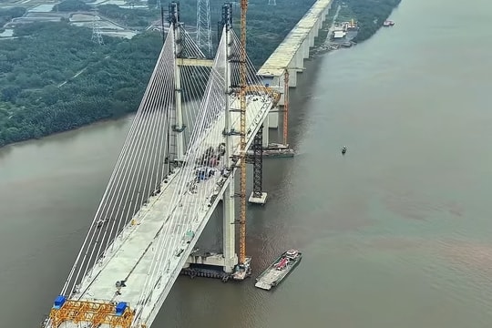 Cầu Bình Khánh - Cao tốc Bến Lức - Long Thành sẽ hợp long vào ngày 28/6