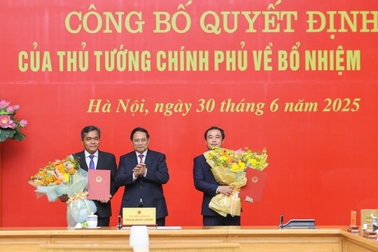 Thủ tướng Chính phủ trao quyết định bổ nhiệm Phó Tổng Thanh tra Thường trực Thanh tra Chính phủ