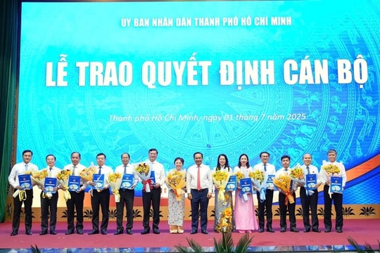 TP.HCM kiện toàn nhân sự sau sáp nhập: Công bố danh sách lãnh đạo các sở, ngành