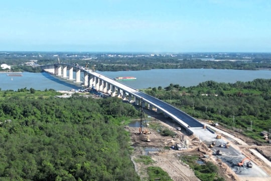 Cầu Nhơn Trạch vượt tiến độ, dự kiến thông xe ngày 19/8