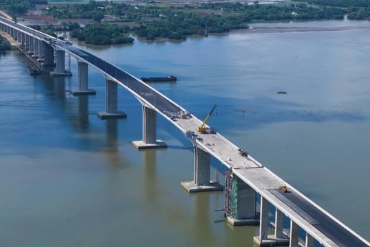 TP.HCM chuẩn bị thông xe cầu Nhơn Trạch bắc qua sông Đồng Nai TP.HCM chuẩn bị thông xe cầu Nhơn Trạch bắc qua sông Đồng Nai