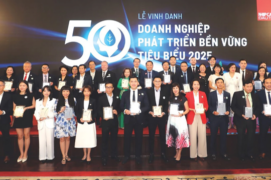 Annam Gourmet vào Top 50 Doanh nghiệp phát triển bền vững tiêu biểu 2025