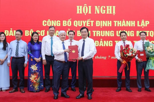 Ông Đỗ Văn Chiến giữ chức Bí thư Đảng ủy Cơ quan Ủy ban Trung ương MTTQ Việt Nam