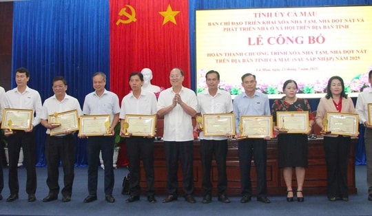 Cà Mau hoàn thành chương trình xóa nhà tạm, dột nát