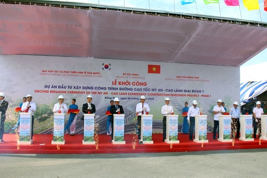 Khởi công Dự án Cao tốc Mỹ An - Cao Lãnh giai đoạn 1 với tổng vốn đầu tư hơn 6.100 tỷ đồng Khởi công Dự án Cao tốc Mỹ An - Cao Lãnh giai đoạn 1 với tổng vốn đầu tư hơn 6.100 tỷ đồng