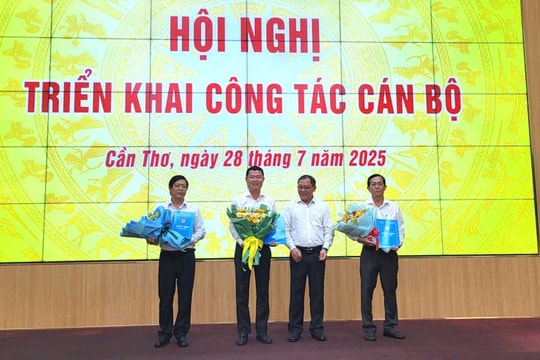 TP. Cần Thơ bổ nhiệm nhân sự chủ chốt tại Trung tâm Phát triển quỹ đất thành phố