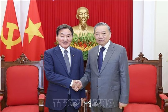 Tổng Bí thư Tô Lâm tiếp Đặc phái viên của Tổng thống Hàn Quốc
