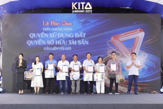 KITA Group khai trương Trung tâm trải nghiệm và trao sổ hồng cho khách hàng KITA Group khai trương Trung tâm trải nghiệm và trao sổ hồng cho khách hàng