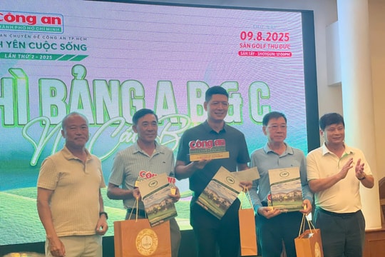 Giải golf "Vì bình yên cuộc sống" lần 2 năm 2025 thành công tốt đẹp Giải golf "Vì bình yên cuộc sống" lần 2 năm 2025 thành công tốt đẹp