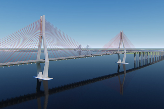 Phương án xây dựng cầu Cát Lái 8 làn xe kết nối TP.HCM - Đồng Nai