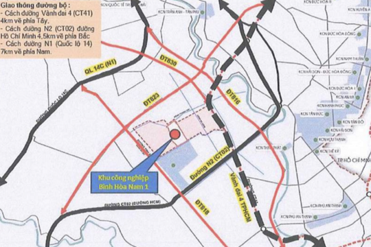 Tây Ninh phê duyệt dự án Khu công nghiệp Bình Hòa Nam 1 quy mô hơn 322 ha Tây Ninh phê duyệt dự án Khu công nghiệp Bình Hòa Nam 1 quy mô hơn 322 ha