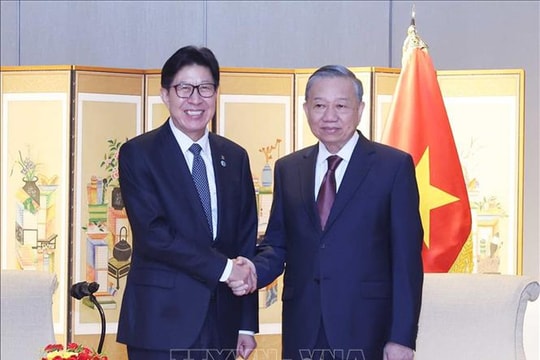 Tổng Bí thư Tô Lâm tiếp Thị trưởng thành phố Busan