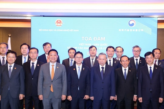 Tổng Bí thư: Hợp tác khoa học công nghệ là trụ cột quan trọng nâng tầm quan hệ Việt - Hàn Tổng Bí thư: Hợp tác khoa học công nghệ là trụ cột quan trọng nâng tầm quan hệ Việt - Hàn