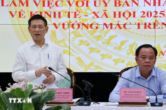 Phó thủ tướng Hồ Đức Phớc: Đồng Nai sẽ bứt tốc phát triển từ đại công trường Phó thủ tướng Hồ Đức Phớc: Đồng Nai sẽ bứt tốc phát triển từ đại công trường