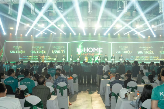 K-Home Apartment tạo kỷ lục giao dịch ngay ngày ra mắt K-Home Apartment tạo kỷ lục giao dịch ngay ngày ra mắt