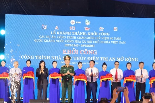 Khởi công Nhà máy Thủy điện Trị An mở rộng: Tăng công suất cho hệ thống điện miền Nam