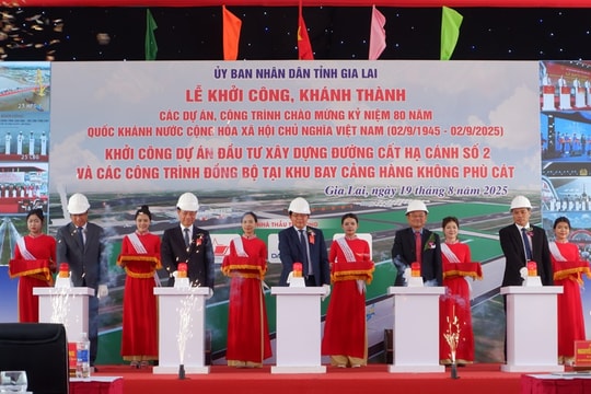 Gia Lai khởi công dự án nâng cấp Cảng hàng không Phù Cát, vốn hơn 3.200 tỷ đồng