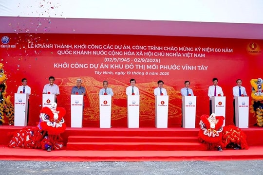 Tây Ninh khởi công 3 dự án trọng điểm về đô thị và hạ tầng Tây Ninh khởi công 3 dự án trọng điểm về đô thị và hạ tầng