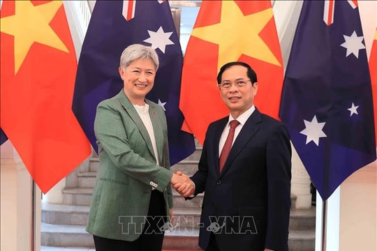 Hội nghị Bộ trưởng Ngoại giao Việt Nam - Australia lần thứ 7: Thúc đẩy hợp tác toàn diện, hướng tới mục tiêu 20 tỷ USD Hội nghị Bộ trưởng Ngoại giao Việt Nam - Australia lần thứ 7: Thúc đẩy hợp tác toàn diện, hướng tới mục tiêu 20 tỷ USD
