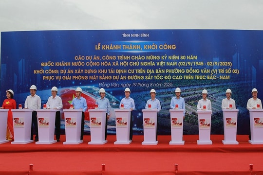 Phó Thủ tướng Trần Hồng Hà: Ninh Bình cần quy hoạch hạ tầng theo hướng xanh và đa mục tiêu