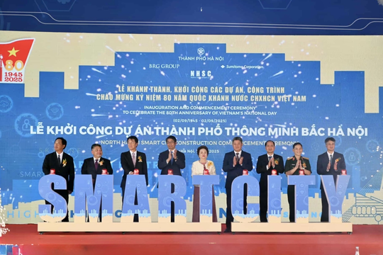 Khởi công siêu dự án Thành phố thông minh: Động lực tăng trưởng mới của Hà Nội Khởi công siêu dự án Thành phố thông minh: Động lực tăng trưởng mới của Hà Nội