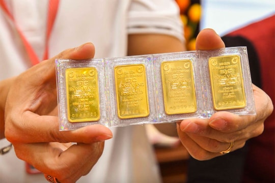 Giao dịch vàng từ 20 triệu đồng/ngày phải chuyển khoản