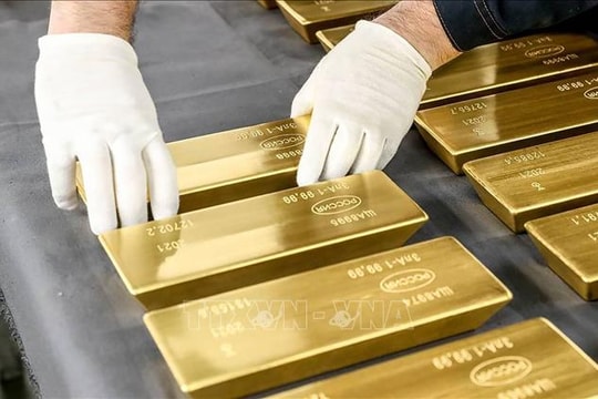 Giá vàng lập đỉnh hai tuần sau biến động tại Fed Giá vàng lập đỉnh hai tuần sau biến động tại Fed