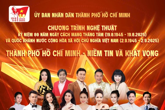 “Thành phố Hồ Chí Minh - Niềm tin và khát vọng”: Bản hùng ca nghệ thuật kỷ niệm 80 năm Quốc khánh “Thành phố Hồ Chí Minh - Niềm tin và khát vọng”: Bản hùng ca nghệ thuật kỷ niệm 80 năm Quốc khánh