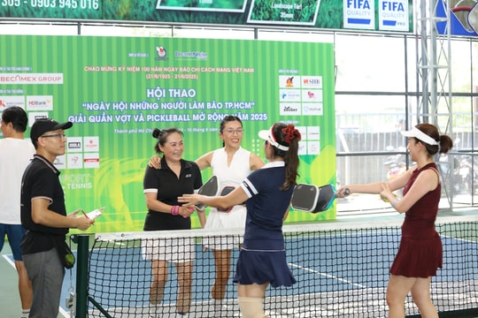 Giải Quần vợt và Pickleball Doanh nghiệp - Doanh nhân TP.HCM năm 2025: Kết nối, gây quỹ thiện nguyện Giải Quần vợt và Pickleball Doanh nghiệp - Doanh nhân TP.HCM năm 2025: Kết nối, gây quỹ thiện nguyện