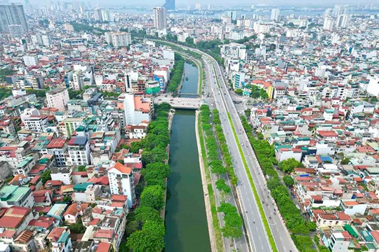 Hà Nội khởi công dự án công viên dọc sông Tô Lịch dịp 10/10 Hà Nội khởi công dự án công viên dọc sông Tô Lịch dịp 10/10