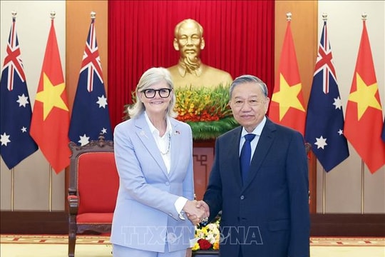 Tổng bí thư Tô Lâm tiếp Toàn quyền Australia Sam Mostyn Tổng bí thư Tô Lâm tiếp Toàn quyền Australia Sam Mostyn