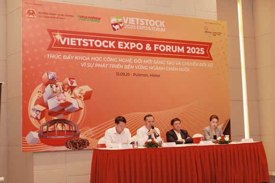 Vietstock 2025: Thúc đẩy khoa học công nghệ, đổi mới sáng tạo và chuyển đổi số trong ngành chăn nuôi Vietstock 2025: Thúc đẩy khoa học công nghệ, đổi mới sáng tạo và chuyển đổi số trong ngành chăn nuôi