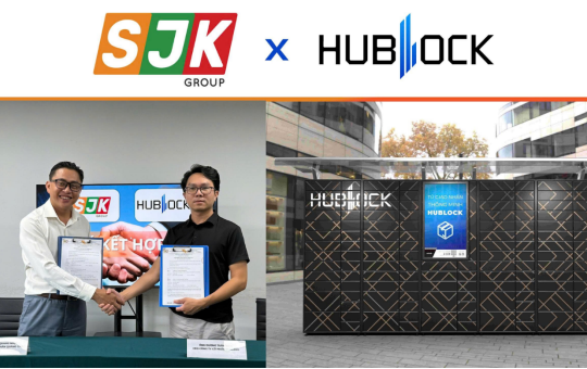 SJK hợp tác Hublock phát triển quảng cáo trên tủ giao nhận hàng thông minh SJK hợp tác Hublock phát triển quảng cáo trên tủ giao nhận hàng thông minh