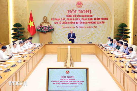 Chính quyền địa phương 2 cấp: Đẩy mạnh phân cấp, phân quyền gắn với trách nhiệm Chính quyền địa phương 2 cấp: Đẩy mạnh phân cấp, phân quyền gắn với trách nhiệm