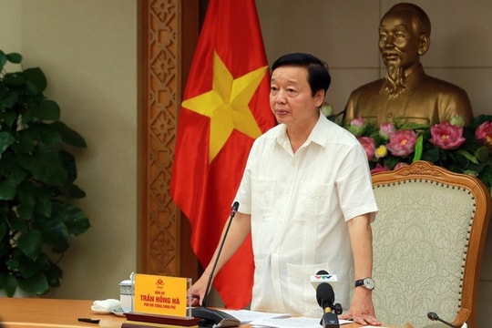 Phó Thủ tướng Trần Hồng Hà: Chủ động, kỷ luật là chìa khóa ứng phó siêu bão số 9 Phó Thủ tướng Trần Hồng Hà: Chủ động, kỷ luật là chìa khóa ứng phó siêu bão số 9